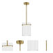 Polo LED 7.75 inch Gold Mini Pendant Ceiling Light