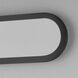 Latitudes LED 5.75 inch Black Bath Vanity Wall Light