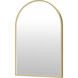 Elisse 36 X 24 inch Gold LED Mirror
