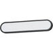 Latitudes LED 5.75 inch Black Bath Vanity Wall Light