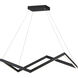 Stealth LED 34.75 inch Black Linear Pendant Ceiling Light