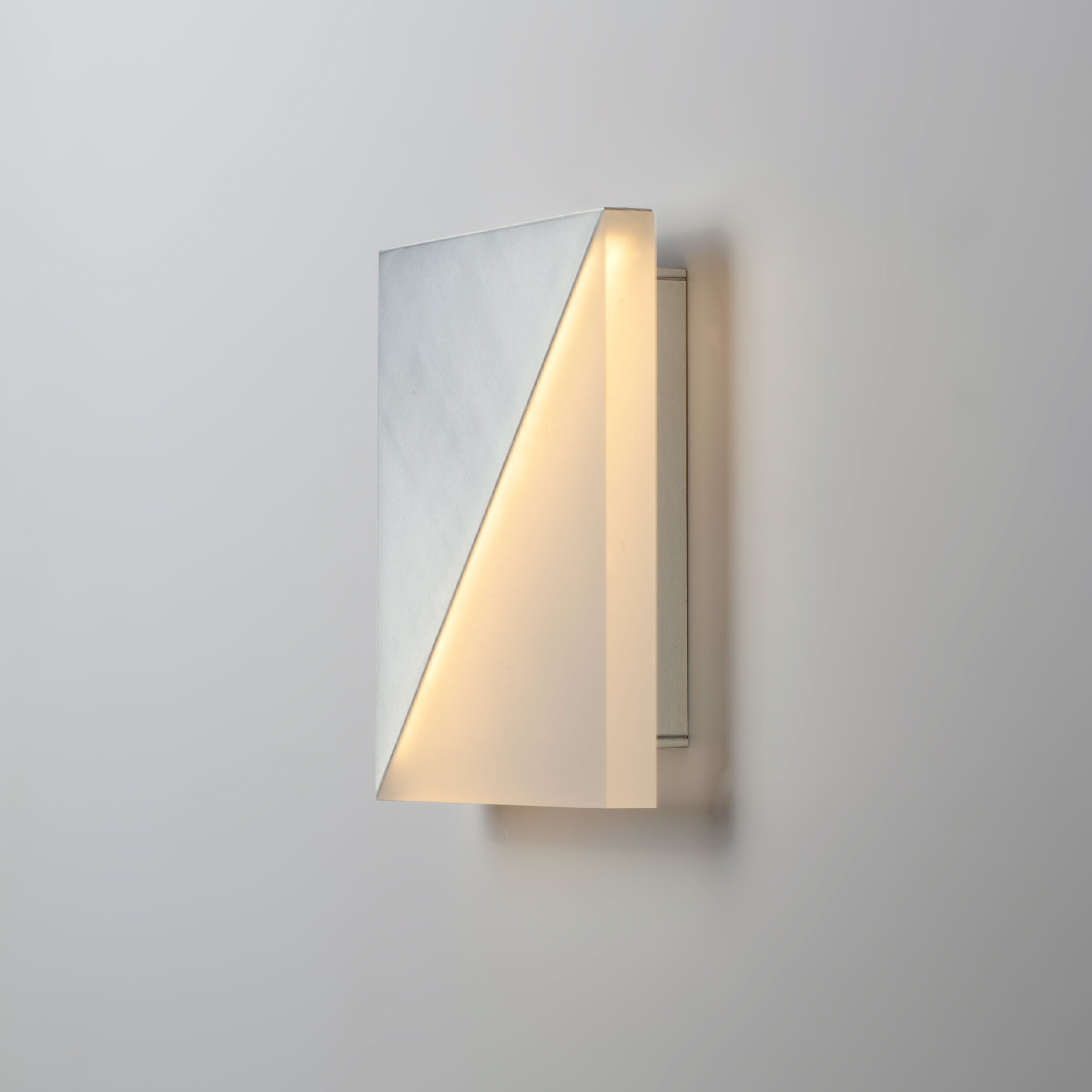 Alumilux Glow Wall Sconce Wall Light in Satin Aluminum