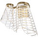 Tartan LED 15 inch Brushed Champagne Wall Sconce Wall Light
