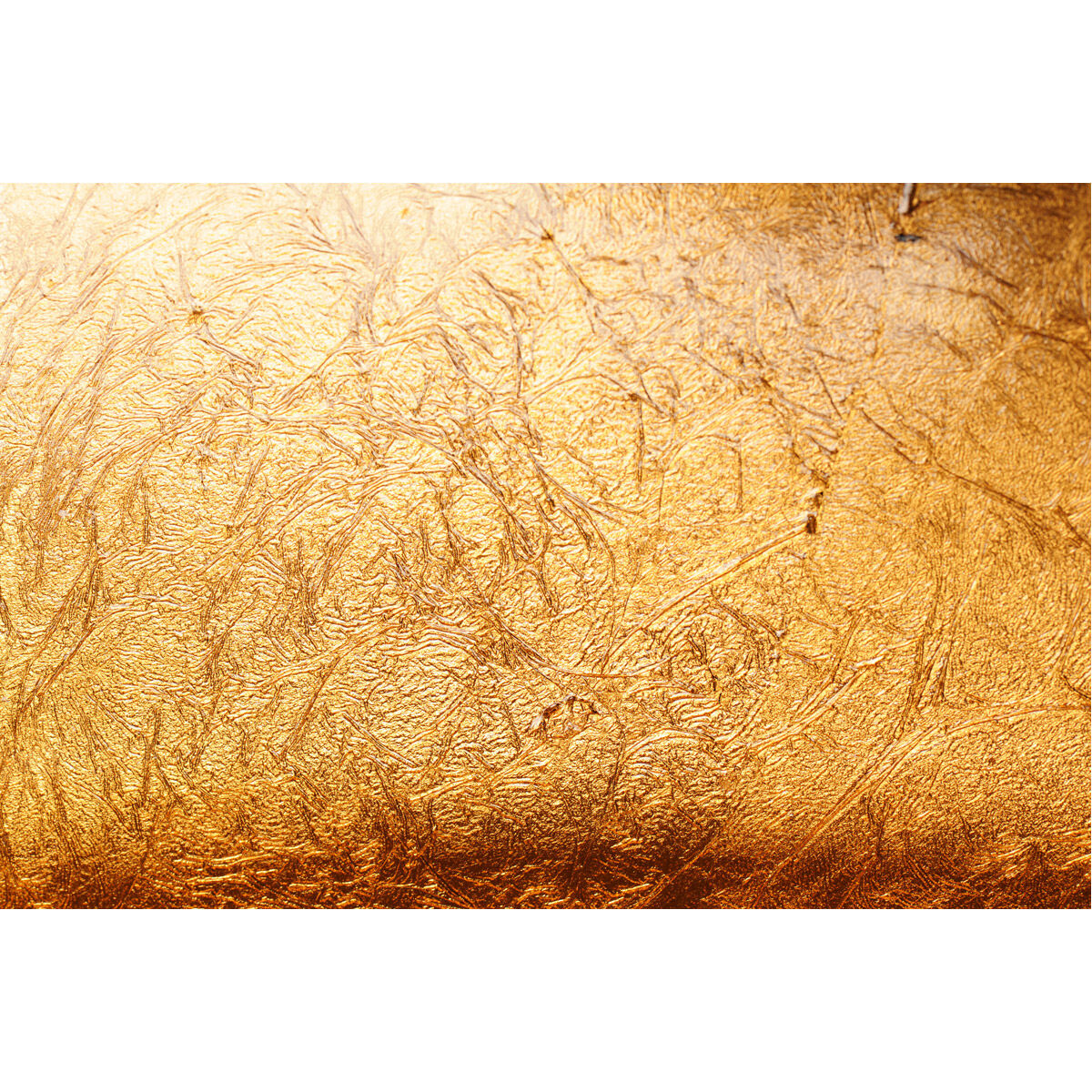 Floating 31.5 X 31.5 inch Gold Leaf and Black LED Wall Mirror