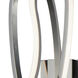 Unity LED 8 inch Black Chrome Wall Sconce Wall Light