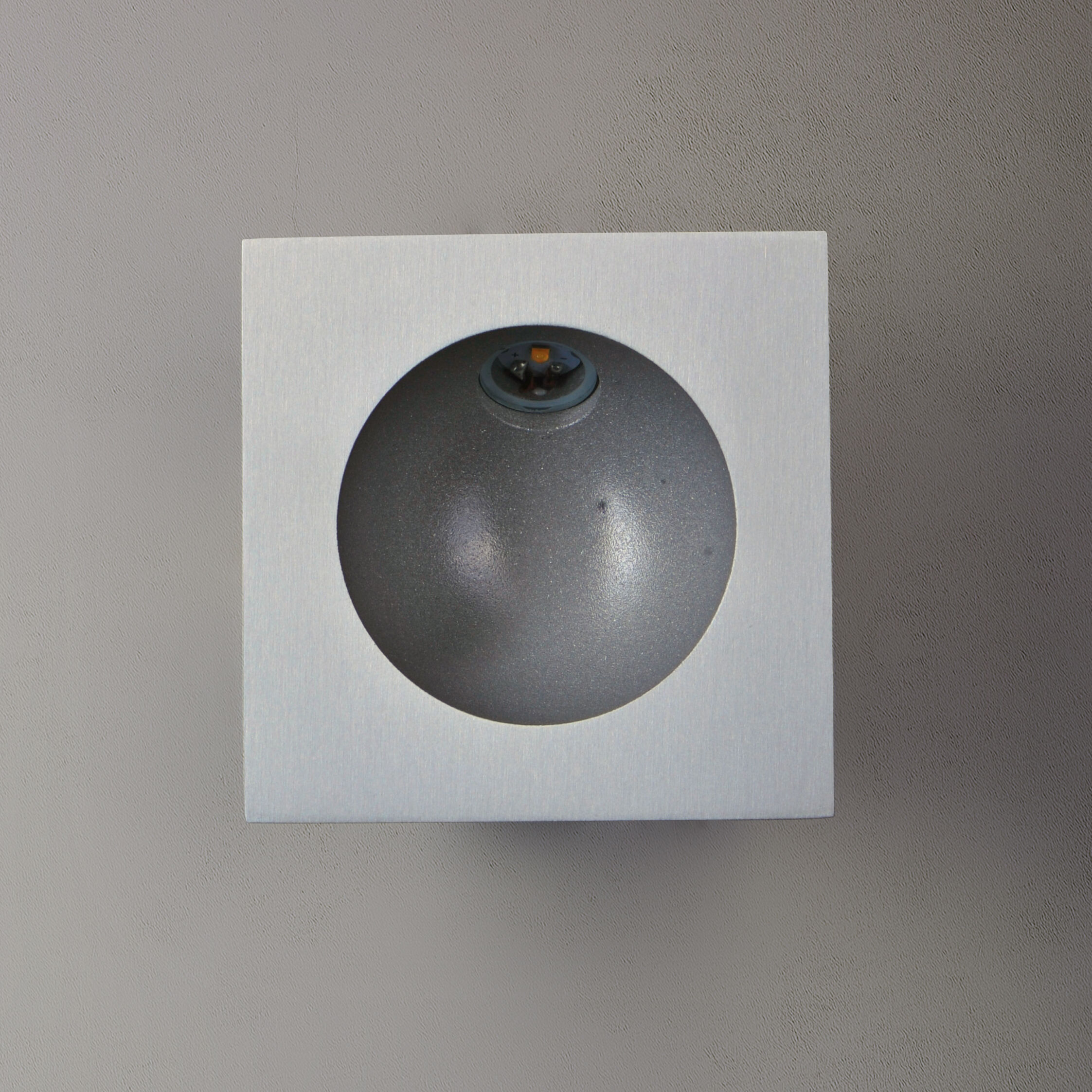 Alumilux Step Light LED 3.25 inch Satin Aluminum Outdoor Wall Sconce