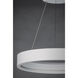 iCorona FoH LED 28.5 inch Matte White Single Pendant Ceiling Light