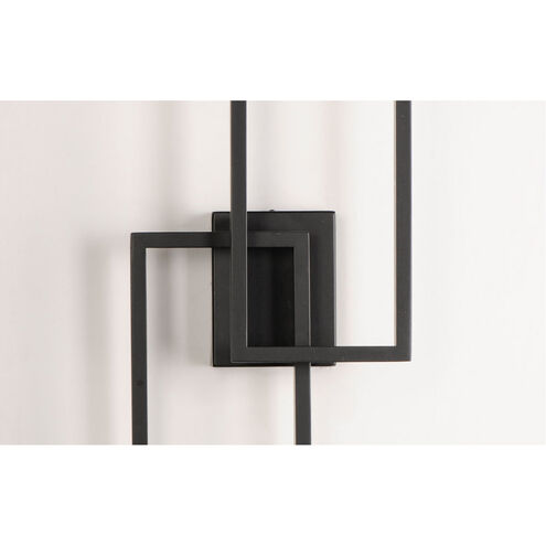 Traverse LED LED 19.75 inch Black Outdoor Wall Sconce