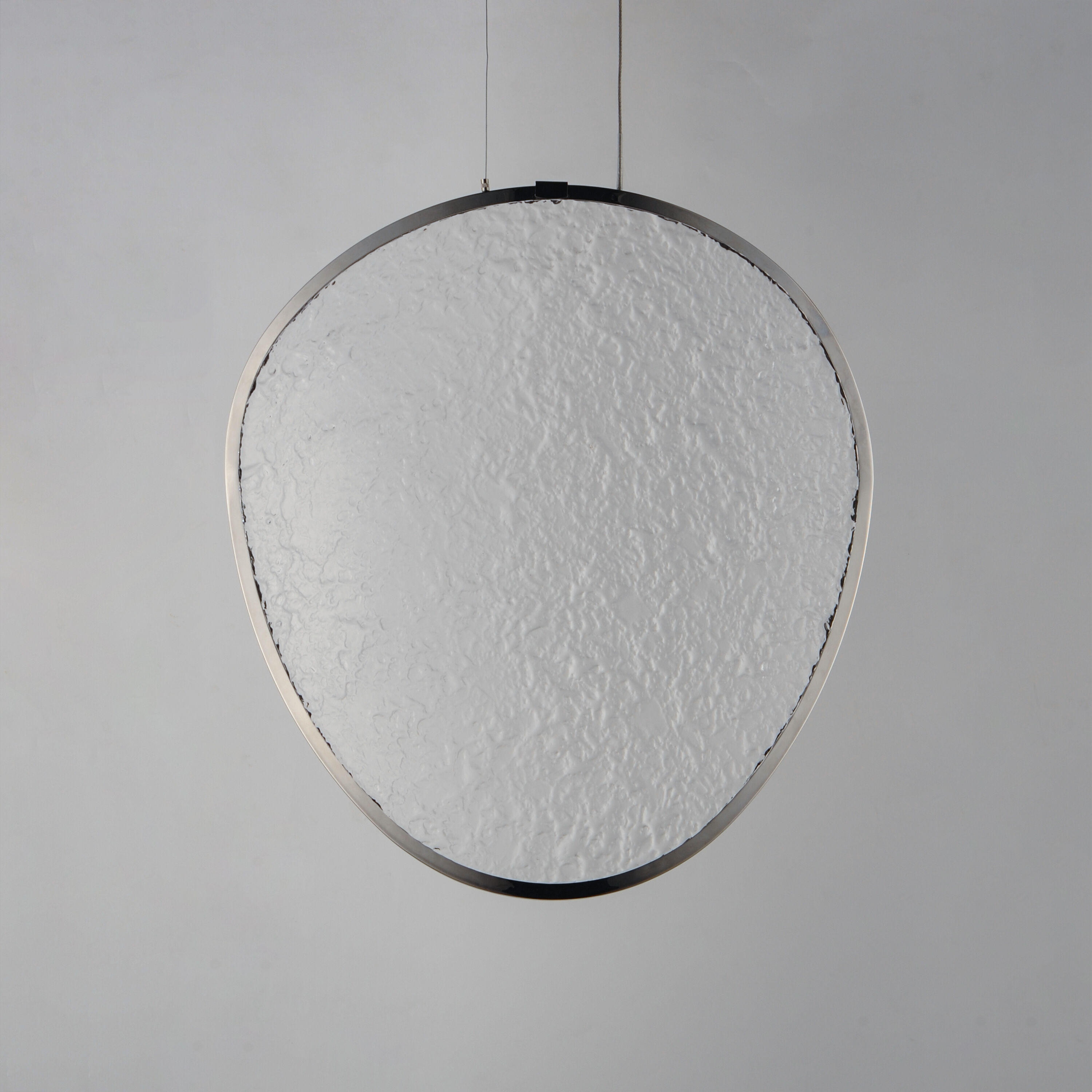 Moonscapes LED 6 inch Polished Chrome Single Pendant Ceiling Light