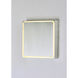 Alumilux Outline LED 4.5 inch Satin Aluminum Outdoor Wall Mount