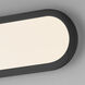 Latitudes LED 5.75 inch Black Bath Vanity Wall Light