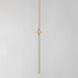 Dorian LED 1 inch Gold Single Pendant Ceiling Light