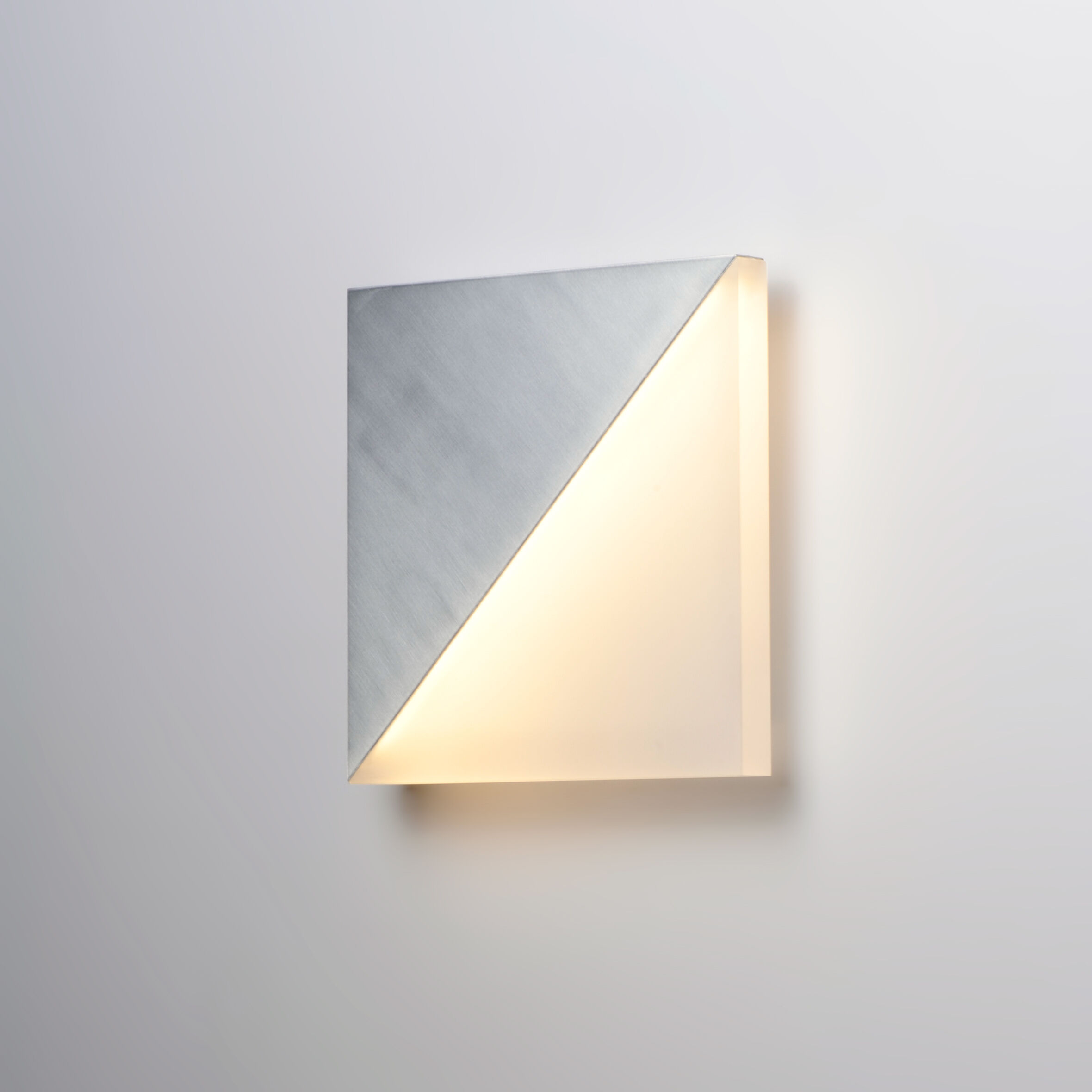 Alumilux Glow Wall Sconce Wall Light in Satin Aluminum