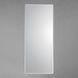 Mirror 67 X 27.5 inch Brushed Aluminum LED Wall Mirror