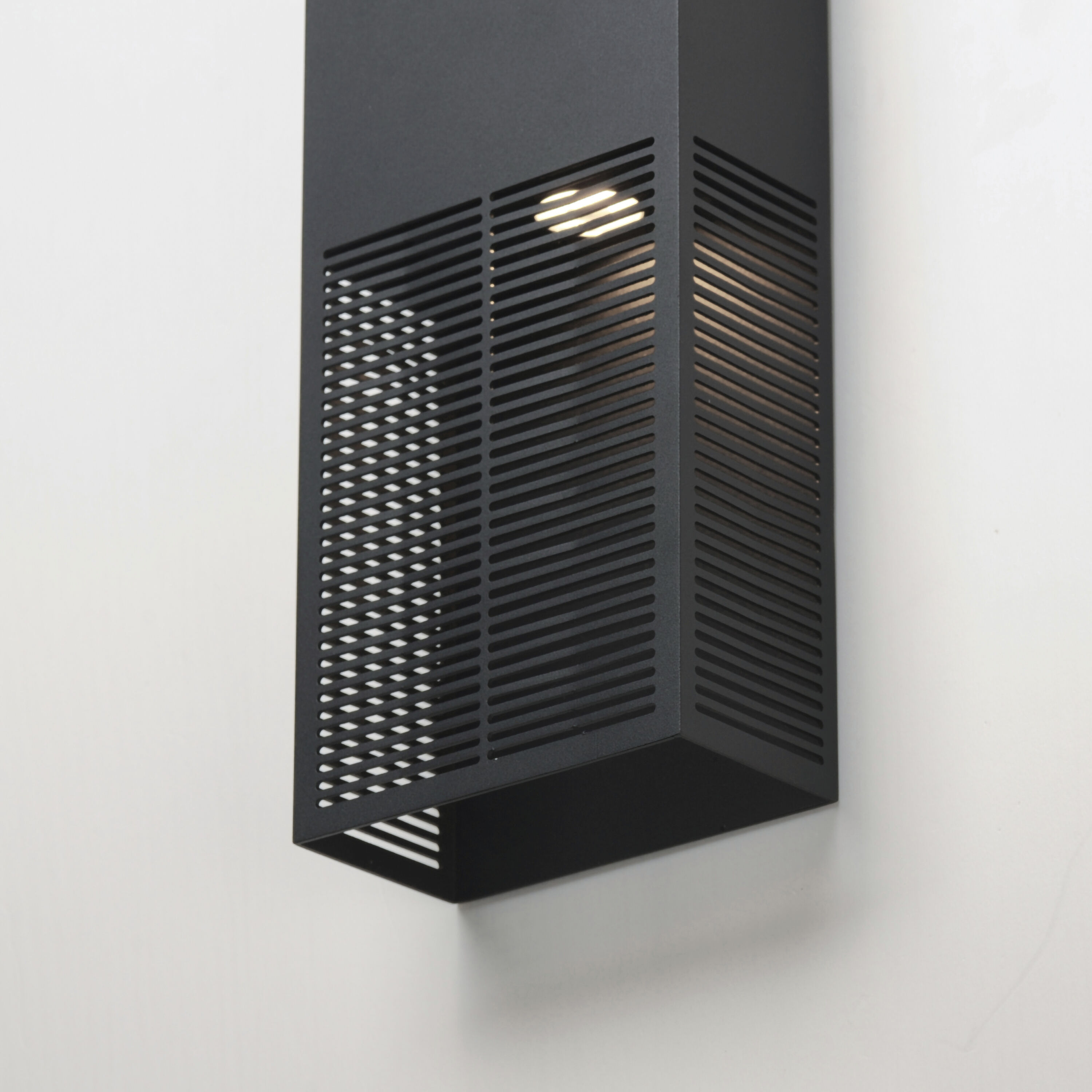 Grate LED 14 inch Black Outdoor Wall Mount