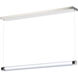 Vanish LED 36 inch Brushed Aluminum Linear Pendant Ceiling Light