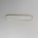 Latitude LED 30 inch Gold Bath Vanity Light Wall Light
