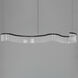 Sonata LED 17 inch Black Single Pendant Ceiling Light