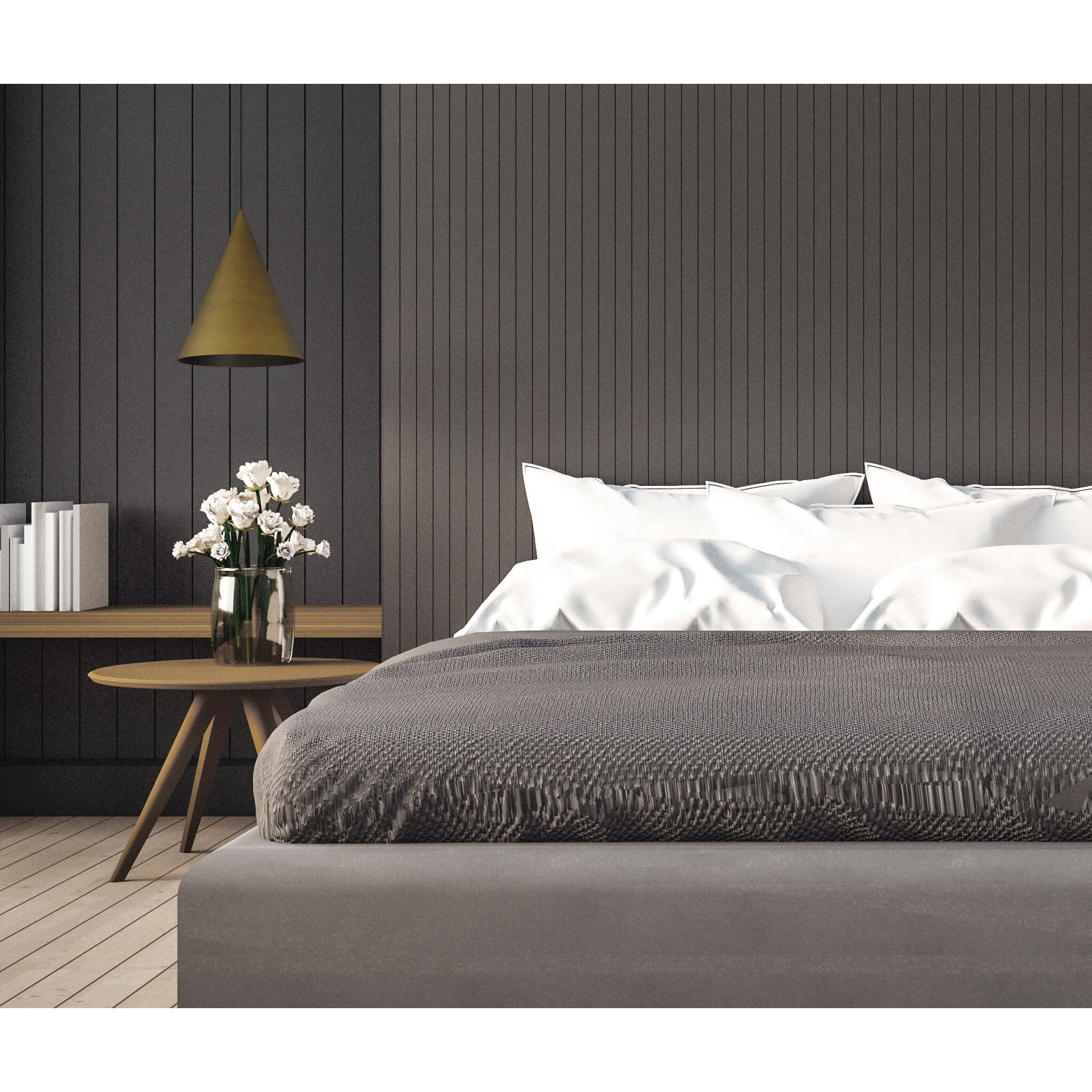 Pitch LED 13.75 inch Antique Brass Single Pendant Ceiling Light