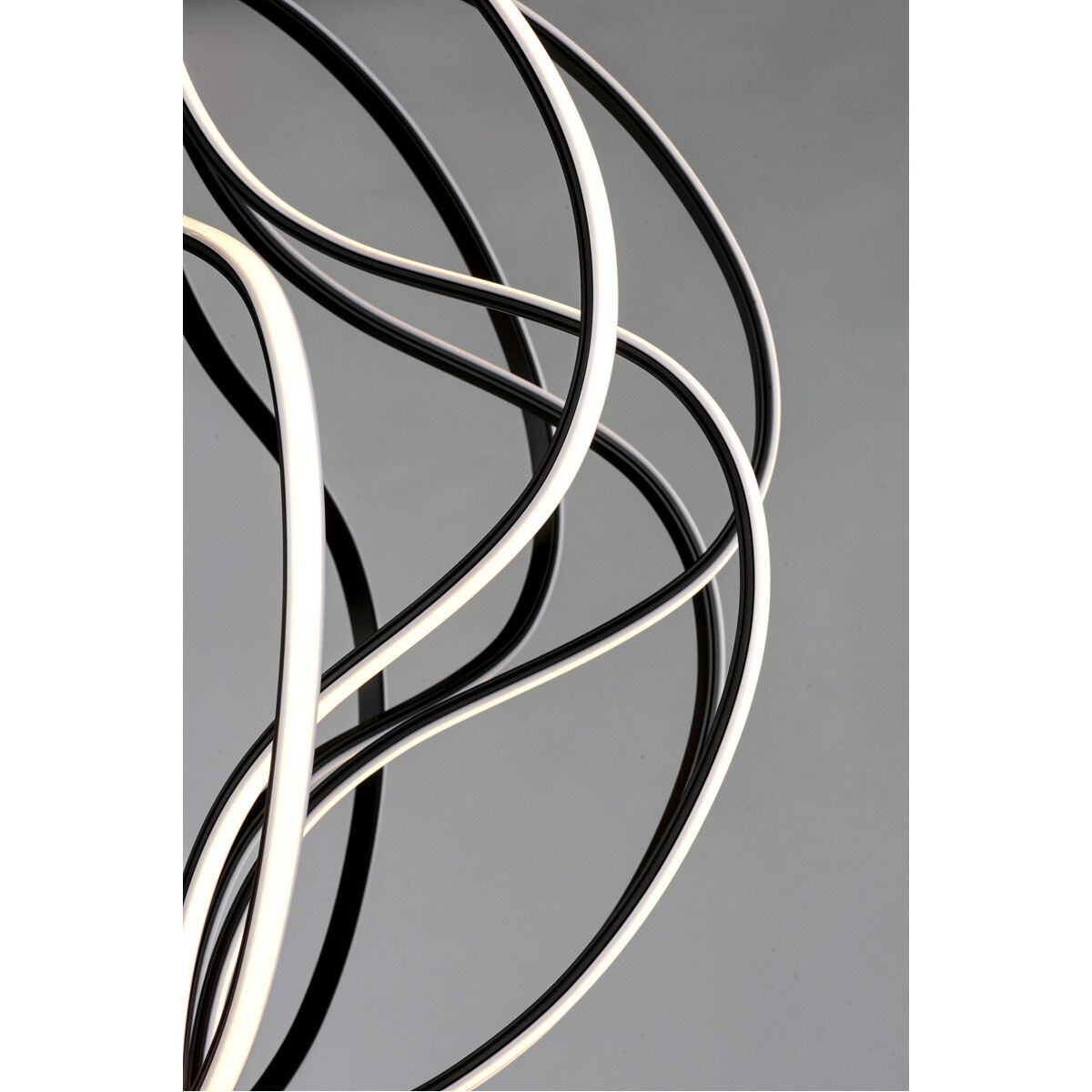 Aura LED 24 inch Black Single Pendant Ceiling Light