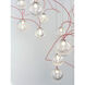 Bobble LED 31.5 inch Polished Chrome Multi-Light Pendant Ceiling Light