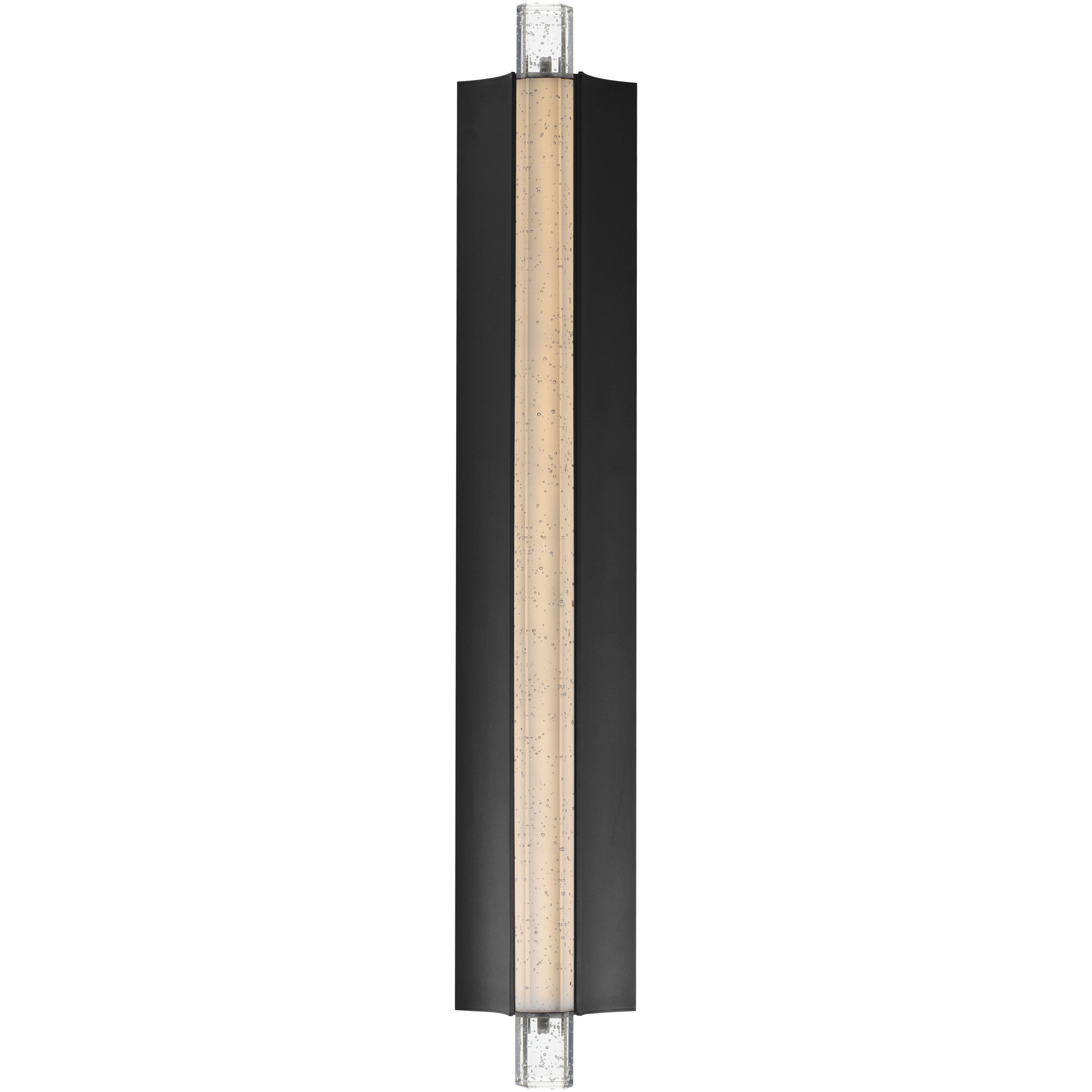 Hyperion LED 5 inch Black ADA Wall Sconce Wall Light in Clear Crystal