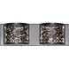 Inca 2 Light 15.75 inch Bronze Bath Vanity Wall Light