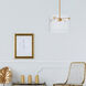Polo LED 12.5 inch Gold Single Pendant Ceiling Light