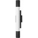 Canello LED 24.5 inch Black Outdoor Wall Mount