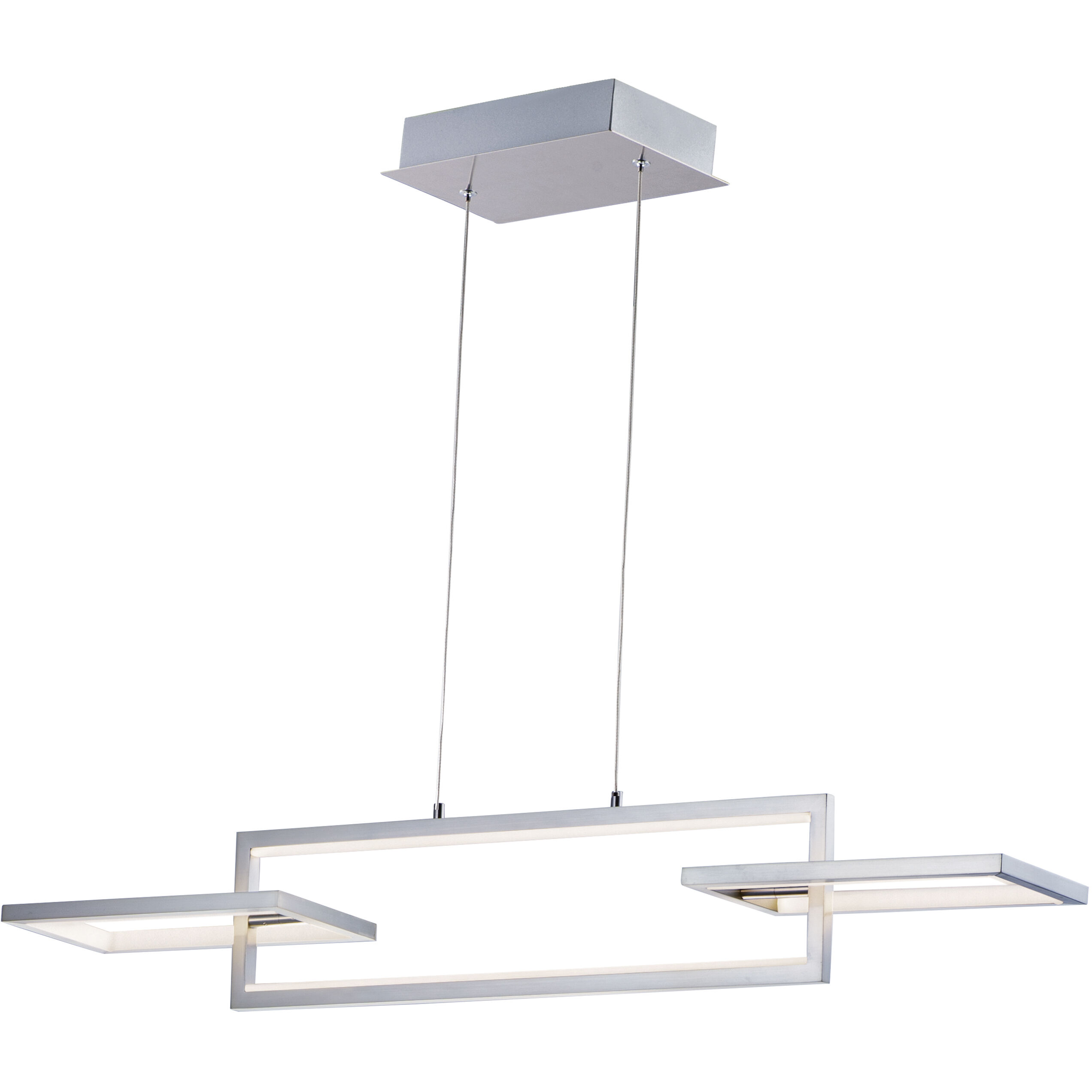 Link LED 42 inch Satin Nickel Single Pendant Ceiling Light