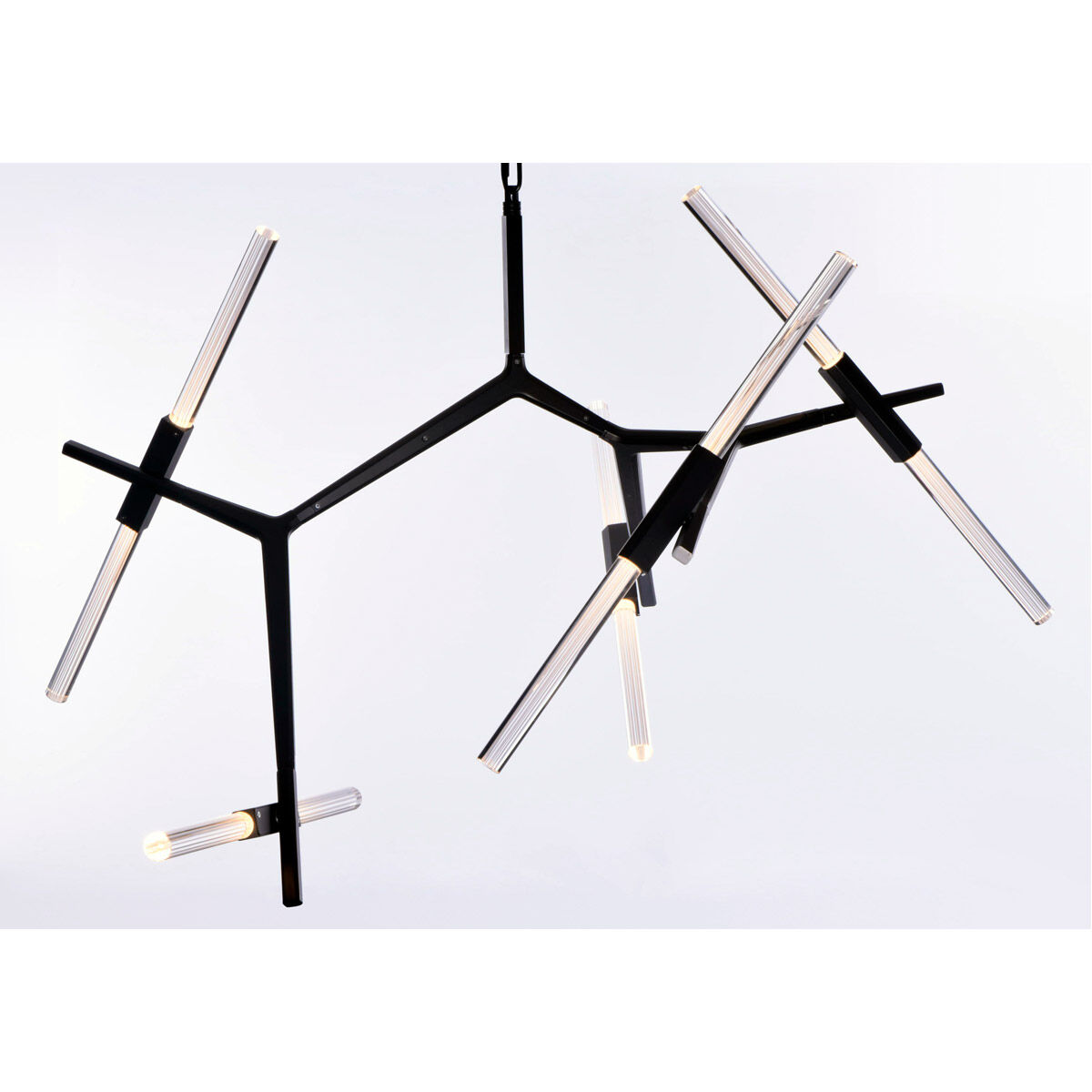 Light Saber LED LED 33.75 inch Gunmetal Mini Chandelier Ceiling Light