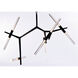 Light Saber LED LED 33.75 inch Gunmetal Mini Chandelier Ceiling Light