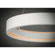 iCorona FoH LED 28.5 inch Matte White Pendant Ceiling Light