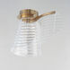 Tartan LED 10 inch Brushed Champagne Flush Mount Ceiling Light