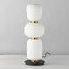 Soji LED 4.75 inch Black and Gold Single Pendant Ceiling Light in Black/Gold, Satin White