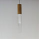 Reeds LED 2.25 inch Gold Single Pendant Ceiling Light