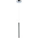 Flute LED 2.5 inch Polished Chrome Mini Pendant Ceiling Light
