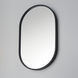 Elisse 32 X 20 inch Black LED Mirror
