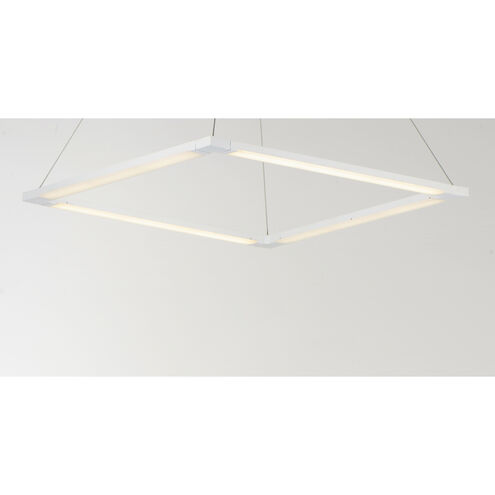 Rotator LED 27.5 inch Matte White Single Pendant Ceiling Light