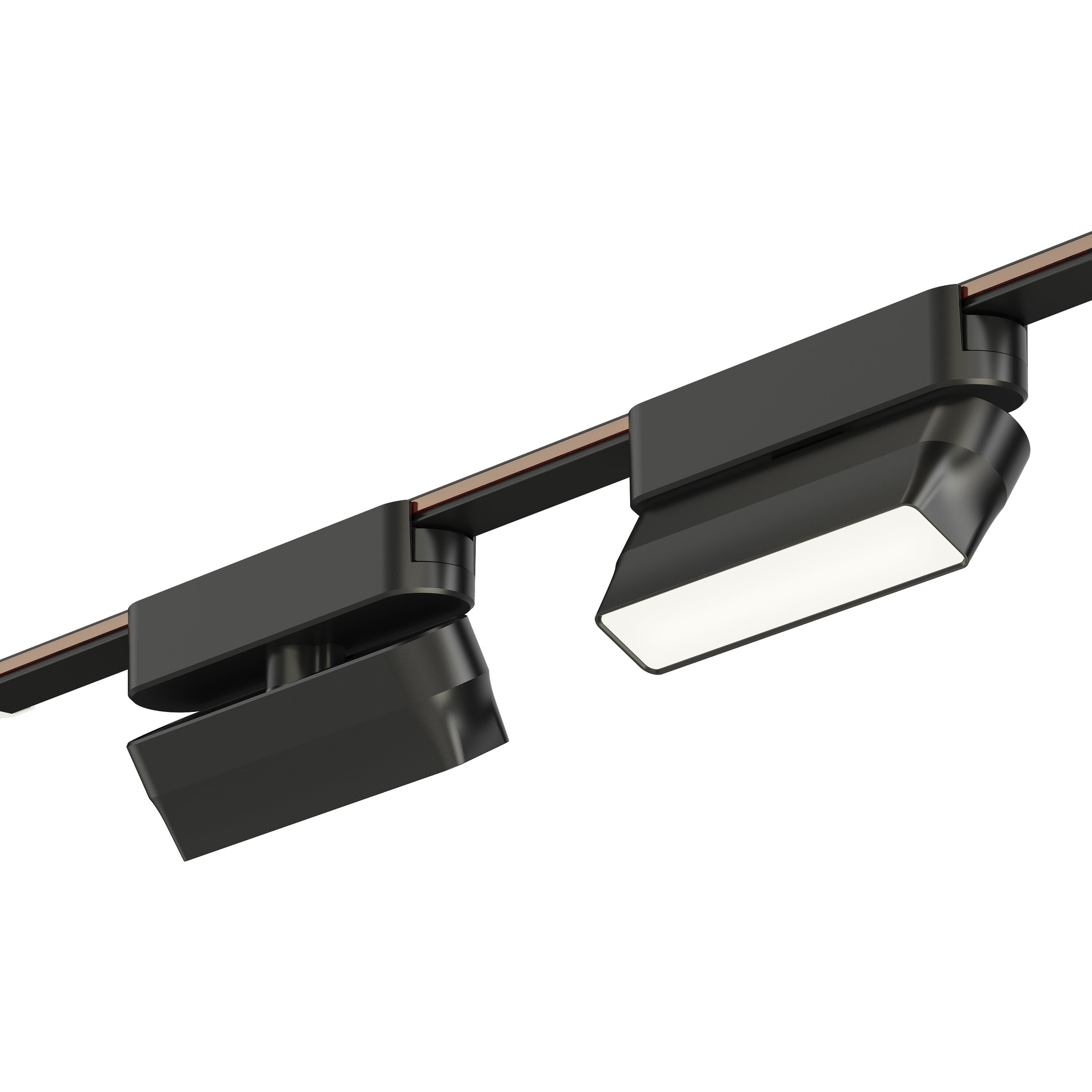 Continuum - Track 1 Light 120 Black Track Light Ceiling Light