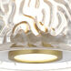 Elysian LED 5.5 inch Natural Aged Brass Single Pendant Ceiling Light