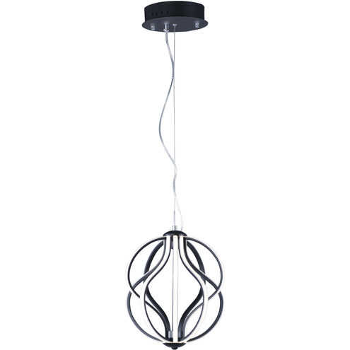 Aura LED 12 inch Black Single Pendant Ceiling Light