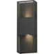 Grate LED 18 inch Architectural Bronze Outdoor Wall Mount