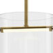 Polo LED 7.75 inch Gold Mini Pendant Ceiling Light