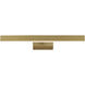 Pasha LED 12 inch Gold Wall Sconce Wall Light