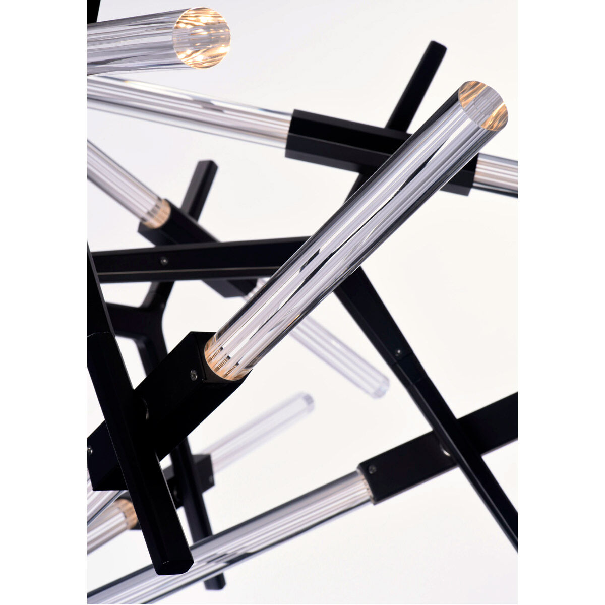 Light Saber LED LED 33.75 inch Gunmetal Mini Chandelier Ceiling Light