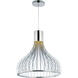 Turbo LED LED 24 inch Polished Chrome Single Pendant Ceiling Light