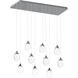 Dewdrop 10 Light 12.75 inch Island Light