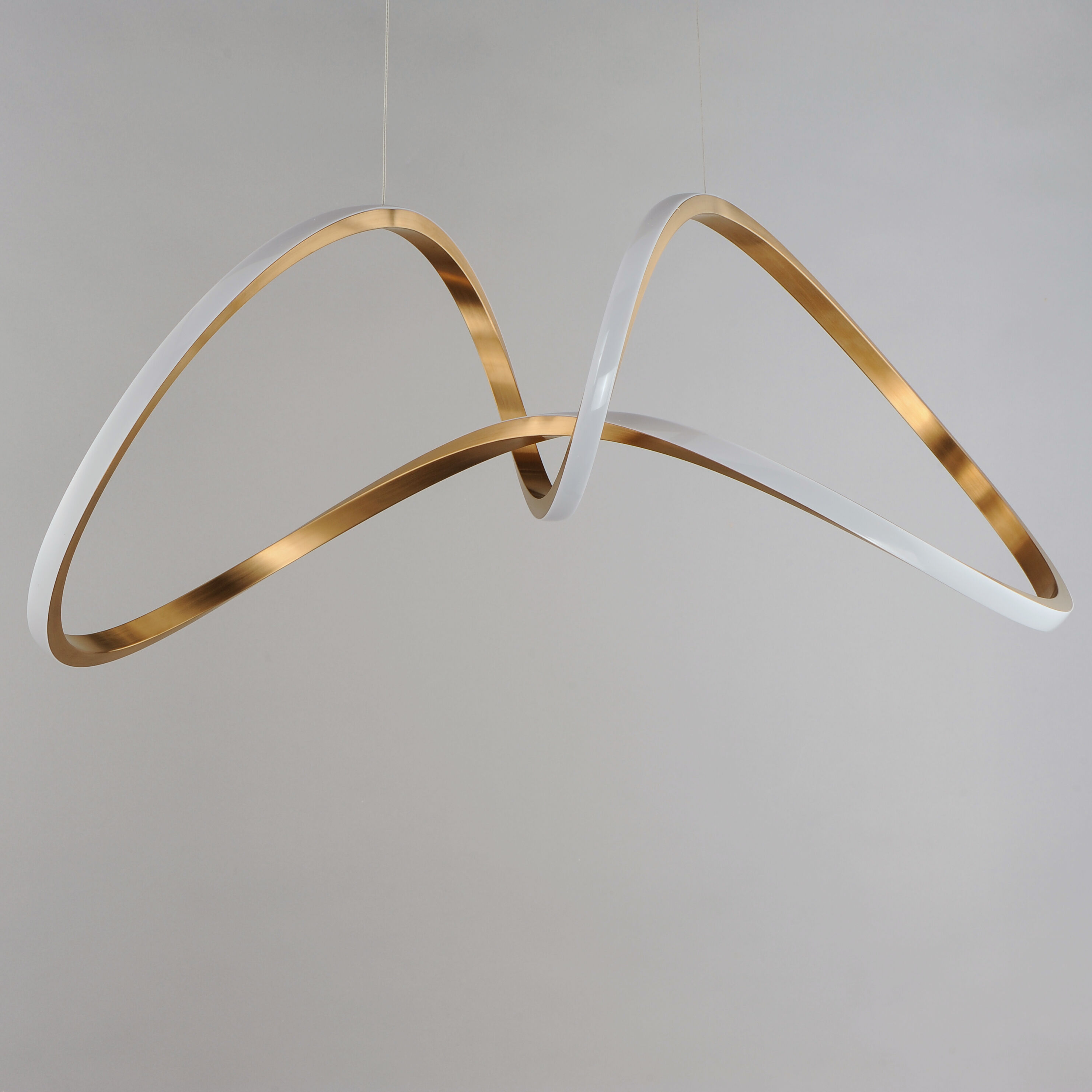 Perpetual LED 14.25 inch Brushed Champagne Single Pendant Ceiling Light