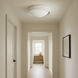 Souffle LED 13.75 inch Chaulk White Flush Mount Ceiling Light